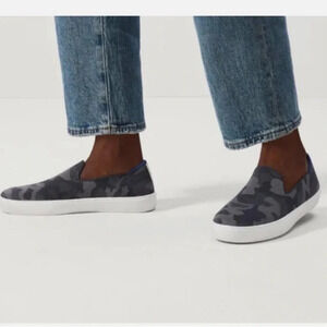 Rothy’s The Original Slip On Camo Print Sneaker Comfort Casual Size 9 Gray